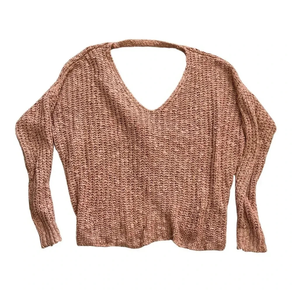 Alt’ard State Beige Twist Back Sweater M/L